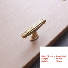 Load image into Gallery viewer, Handles Drawer Cabinet Furniture Kitchen Handles For Cabinet Knob Door Drawer Furniture Kitchen Pearl Golden Simplicity Hardware Pull Handles Modern Style T Bar Kitchen Cabinet Hardware Pulls
