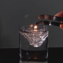 将图片加载到图库查看器，Handmade 3D Iceberg Candle With Candle Wick Jelly Wax Candle Floating Candle Elegant Transparent Iceberg Shape Romantic Party Candles Cute New Design Trendy Home Decor Table Decor Iceberg Shape Candles
