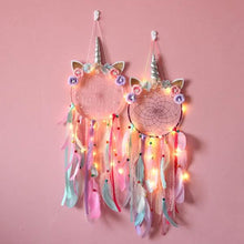Load image into Gallery viewer, Handmade Feather Dream Catcher Wall Hanging Decoration
