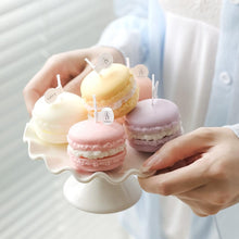 将图片加载到图库查看器，Handmade Lovely Macaron Candle Macaron Candles Scented Candle Cute Handmade Aromatherapy Candles Gifts For Women Home Decor Candle Scented Candles Aromatherapy Wedding Home Decoration Scented Candles INS Shooting Props
