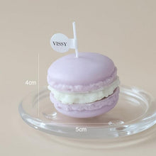 将图片加载到图库查看器，Handmade Lovely Macaron Candle Macaron Candles Scented Candle Cute Handmade Aromatherapy Candles Gifts For Women Home Decor Candle Scented Candles Aromatherapy Wedding Home Decoration Scented Candles INS Shooting Props
