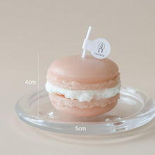 将图片加载到图库查看器，Handmade Lovely Macaron Candle Macaron Candles Scented Candle Cute Handmade Aromatherapy Candles Gifts For Women Home Decor Candle Scented Candles Aromatherapy Wedding Home Decoration Scented Candles INS Shooting Props
