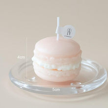 将图片加载到图库查看器，Handmade Lovely Macaron Candle Macaron Candles Scented Candle Cute Handmade Aromatherapy Candles Gifts For Women Home Decor Candle Scented Candles Aromatherapy Wedding Home Decoration Scented Candles INS Shooting Props
