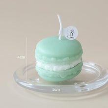 将图片加载到图库查看器，Handmade Lovely Macaron Candle Macaron Candles Scented Candle Cute Handmade Aromatherapy Candles Gifts For Women Home Decor Candle Scented Candles Aromatherapy Wedding Home Decoration Scented Candles INS Shooting Props
