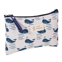 Load image into Gallery viewer, Handmade Retro Pencil Case Large Capacity Stationary Case Cool Stylish Printed Pouch For Office
