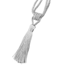 Load image into Gallery viewer, Handmade Tassel Curtain Tieback Room Accessories Gold Curtain Buckle Rope Home Decoration Holdback Window Fringe Curtain Tiebacks Hand-Woven Holdbacks Home Decorative Tassels Tiebacks
