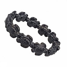 Load image into Gallery viewer, Handmade Turquoise Hawaiian Sea Turtles Bracelet
