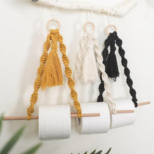 Load image into Gallery viewer, Handmade Wall Art Home Wall Decor Woven Hanging Tapestry Tassel Wind Chimes Wall Hanging Ornaments  Hand Macrame Wall  For Wall Wedding Living Room Gallery Patio Apartment Yard Decor
