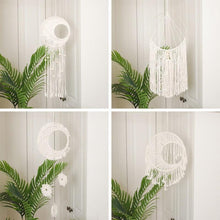 Load image into Gallery viewer, Handmade Wall Art Home Wall Decor Woven Hanging Tapestry Tassel Wind Chimes Wall Hanging Ornaments  Hand Macrame Wall  For Wall Wedding Living Room Gallery Patio Apartment Yard Decor

