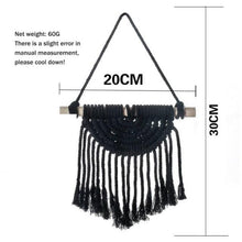 Load image into Gallery viewer, Handmade Wall Art Home Wall Decor Woven Hanging Tapestry Tassel Wind Chimes Wall Hanging Ornaments  Hand Macrame Wall  For Wall Wedding Living Room Gallery Patio Apartment Yard Decor
