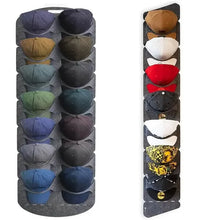 Load image into Gallery viewer, Hanging Hat Organizers For Baseball Cap Felt Storage Holders
