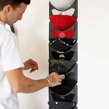 Load image into Gallery viewer, Hanging Hat Organizers For Baseball Cap Felt Storage Holders
