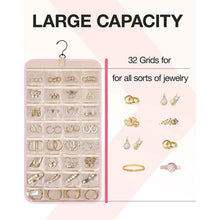 Load image into Gallery viewer, Hanging Jewelry Organizer Storage Roll
