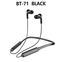 Load image into Gallery viewer, Hanging Neck Bluetooth 5.0 Wireless Sports Headset Ear Headset Bluetooth Headphones Earbuds Earphone With Microphone For Bluetooth Over Ear Headphones, Wireless 5.0/Wired Headset, 55Hrs Playtime, Hi-Fi Stereo Deep Bass, Soft Earmuffs &amp; Light Weight
