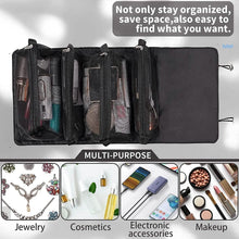 Load image into Gallery viewer, Hanging Roll-Up Makeup Bag
