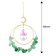 Load image into Gallery viewer, Hanging Sun Catcher Moon Light With Chain Pendant Ornament Crystal Balls  Catcher Wind-chime Rainbow Maker Crystal Hanging  Window Curtain Chandelier Outdoor Garden Home Decor Christmas Day Party Wedding Decoration
