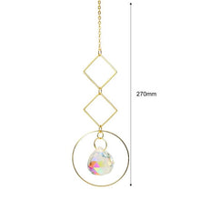 Load image into Gallery viewer, Hanging Sun Catcher Moon Light With Chain Pendant Ornament Crystal Balls  Catcher Wind-chime Rainbow Maker Crystal Hanging  Window Curtain Chandelier Outdoor Garden Home Decor Christmas Day Party Wedding Decoration
