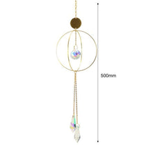 Load image into Gallery viewer, Hanging Sun Catcher Moon Light With Chain Pendant Ornament Crystal Balls  Catcher Wind-chime Rainbow Maker Crystal Hanging  Window Curtain Chandelier Outdoor Garden Home Decor Christmas Day Party Wedding Decoration
