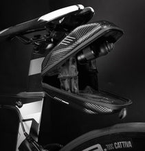 将图片加载到图库查看器，Hard Shell Bicycle Bag Waterproof Cycling Road Bike Tool Bag Night Reflective Bag Bike Accessories Bike Bag Bicycle Bag Under Hard Shell Bike Seat Bag with Silver Reflective Strip Bike Bag For Mountain Road Bike

