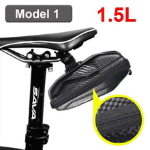 将图片加载到图库查看器，Hard Shell Bicycle Bag Waterproof Cycling Road Bike Tool Bag Night Reflective Bag Bike Accessories Bike Bag Bicycle Bag Under Hard Shell Bike Seat Bag with Silver Reflective Strip Bike Bag For Mountain Road Bike
