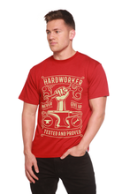 将图片加载到图库查看器，Hard Worker Men's Bamboo Viscose/Organic Cotton Short Sleeve Graphic T-Shirt
