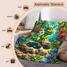 将图片加载到图库查看器，HD Digital Print Flannel Throw Blanket
