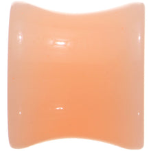 将图片加载到图库查看器，1/2  Light Peach Solid UV Acrylic Flesh Tone Saddle Plug Set
