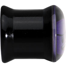将图片加载到图库查看器，00G Licensed Purple Devil emoji Acrylic Double Flare Plug Set

