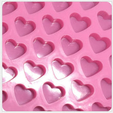 Load image into Gallery viewer, Heart Cake Jelly Cookies Soap Mold Chocolate Baking Mould Tray Wax Ice Fashion Cake Tool Kitchen Accessories Heart Shape Silicone Molds Valentine's Chocolate Candy Molds Baking Jelly Mold
