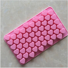 Load image into Gallery viewer, Heart Cake Jelly Cookies Soap Mold Chocolate Baking Mould Tray Wax Ice Fashion Cake Tool Kitchen Accessories Heart Shape Silicone Molds Valentine's Chocolate Candy Molds Baking Jelly Mold
