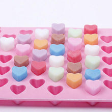 Load image into Gallery viewer, Heart Cake Jelly Cookies Soap Mold Chocolate Baking Mould Tray Wax Ice Fashion Cake Tool Kitchen Accessories Heart Shape Silicone Molds Valentine's Chocolate Candy Molds Baking Jelly Mold

