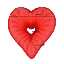 将图片加载到图库查看器，Heart Love Jelly Silicone Cake Mould Mold Baking 3D Decorating Tools Heart Love Cake Mold Trays Silicone Baking Pan  Mold Baking Cake Pan For Bread Muffin Cake Baking Tools For Kitchen
