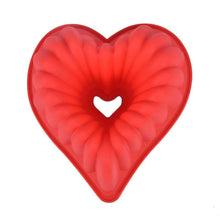 将图片加载到图库查看器，Heart Love Jelly Silicone Cake Mould Mold Baking 3D Decorating Tools Heart Love Cake Mold Trays Silicone Baking Pan  Mold Baking Cake Pan For Bread Muffin Cake Baking Tools For Kitchen
