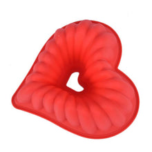 将图片加载到图库查看器，Heart Love Jelly Silicone Cake Mould Mold Baking 3D Decorating Tools Heart Love Cake Mold Trays Silicone Baking Pan  Mold Baking Cake Pan For Bread Muffin Cake Baking Tools For Kitchen
