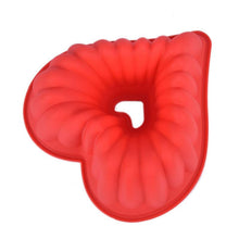 将图片加载到图库查看器，Heart Love Jelly Silicone Cake Mould Mold Baking 3D Decorating Tools Heart Love Cake Mold Trays Silicone Baking Pan  Mold Baking Cake Pan For Bread Muffin Cake Baking Tools For Kitchen
