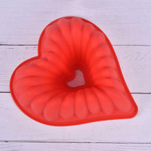 将图片加载到图库查看器，Heart Love Jelly Silicone Cake Mould Mold Baking 3D Decorating Tools Heart Love Cake Mold Trays Silicone Baking Pan  Mold Baking Cake Pan For Bread Muffin Cake Baking Tools For Kitchen

