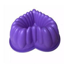 将图片加载到图库查看器，Heart Love Jelly Silicone Cake Mould Mold Baking 3D Decorating Tools Heart Love Cake Mold Trays Silicone Baking Pan  Mold Baking Cake Pan For Bread Muffin Cake Baking Tools For Kitchen
