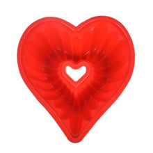 将图片加载到图库查看器，Heart Love Jelly Silicone Cake Mould Mold Baking 3D Decorating Tools Heart Love Cake Mold Trays Silicone Baking Pan  Mold Baking Cake Pan For Bread Muffin Cake Baking Tools For Kitchen
