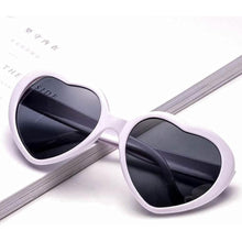 Load image into Gallery viewer, Heart Shaped Sunglasses EDM Festival Light Changing Eyewear Heart Effect
