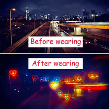 Load image into Gallery viewer, Heart Shaped Sunglasses EDM Festival Light Changing Eyewear Heart Effect
