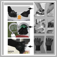 将图片加载到图库查看器，Heat Resistant Grilling Long Silicone Non-Slip Gloves
