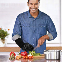 将图片加载到图库查看器，Heat Resistant Grilling Long Silicone Non-Slip Gloves
