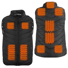 将图片加载到图库查看器，Heated Vest Electric USB Jacket with 3 Temperature Levels

