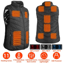 将图片加载到图库查看器，Heated Vest Electric USB Jacket with 3 Temperature Levels
