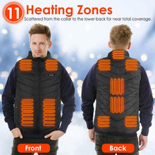将图片加载到图库查看器，Heated Vest Electric USB Jacket with 3 Temperature Levels

