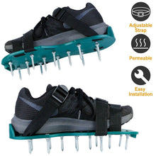 Load image into Gallery viewer, Heavy Duty Lawn Aerator Shoes with Adjustable Straps

