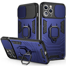 Load image into Gallery viewer, Heavy Duty Protective Phone Case Built-in Rotating Ring Kickstand Shockproof Case Camera Protection Armor Phone Case For iPhone 13 Pro Max 12 11 XR XS Max Shockproof Bumper Ring Holder Back Cover
