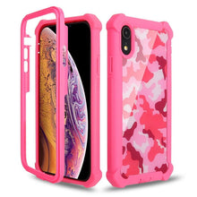 将图片加载到图库查看器，Heavy Duty Shockproof Phone Case For iPhone 14 13 12 Soft Transparent Back Cover Full-Body Clear Bumper Case with Built-in Screen Protector For iPhone

