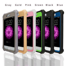 将图片加载到图库查看器，Heavy Duty Shockproof Phone Case For iPhone 14 13 12 Soft Transparent Back Cover Full-Body Clear Bumper Case with Built-in Screen Protector For iPhone
