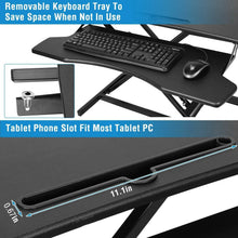 Load image into Gallery viewer, Height Adjustable Standing Desk Converter Workstation
